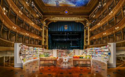 INTERIM MEASURE - Un supermercato inaugura dentro il Teatro Sociale di Trento cover